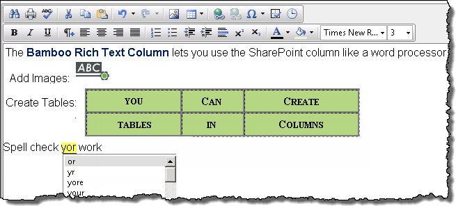 Image of content in a Bamboo Rich Text column
