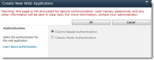 Create New Web App and choose Authentication