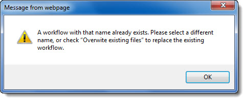 cannot overwrite an existing workflow.jpg